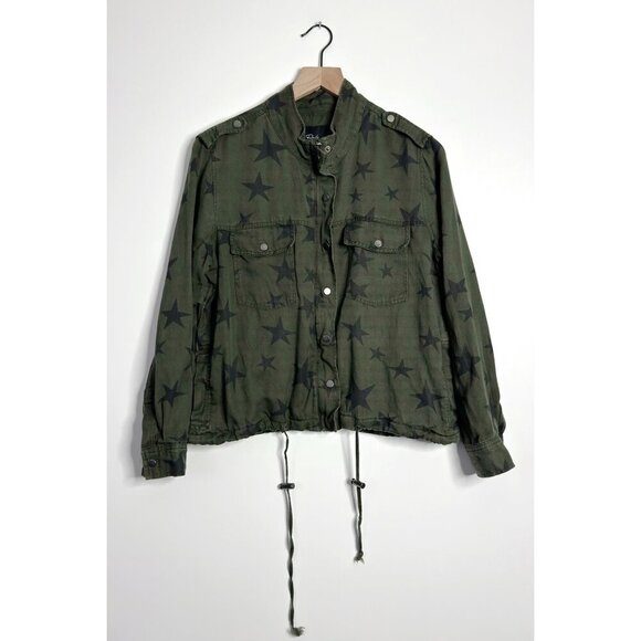 RAILS Collins Jacket Sage with Black Stars - Picture 1 of 9